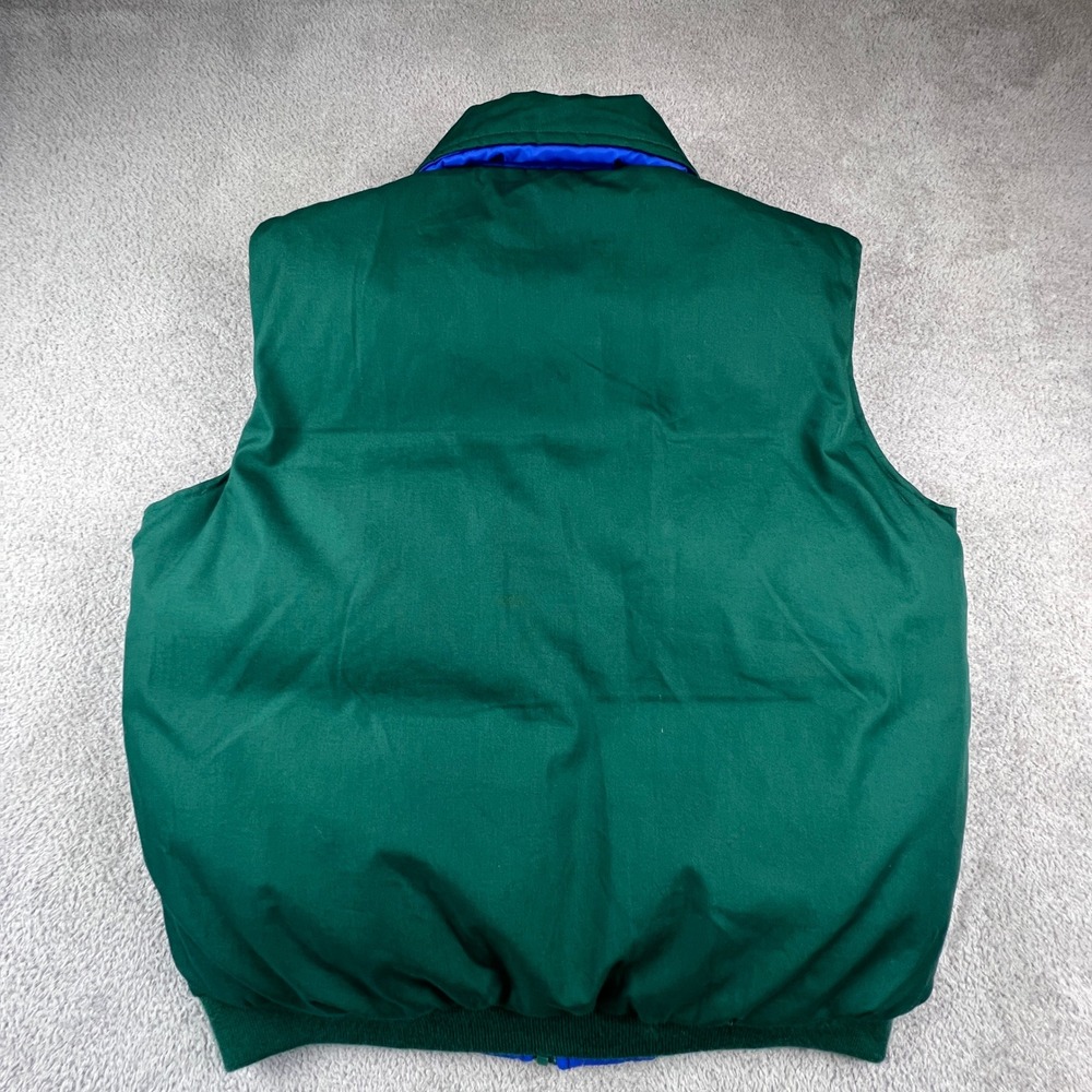Outdoor Exchange Reversible Puffer Vest Mens XL Green Blue Down Gorpcore Hiking - Picture 6 of 16